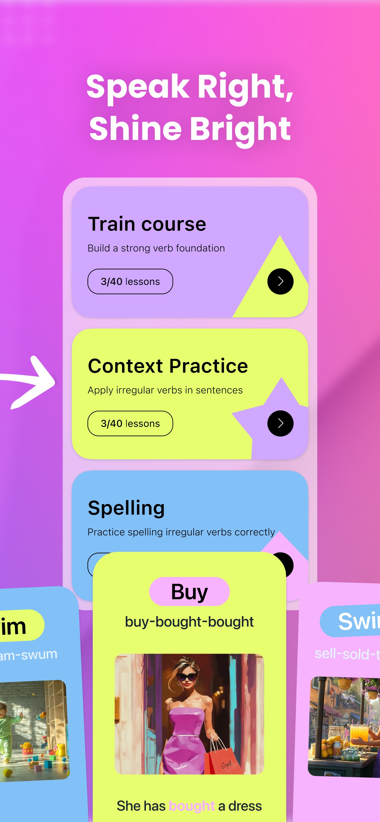 Visual Verbs screenshot 2